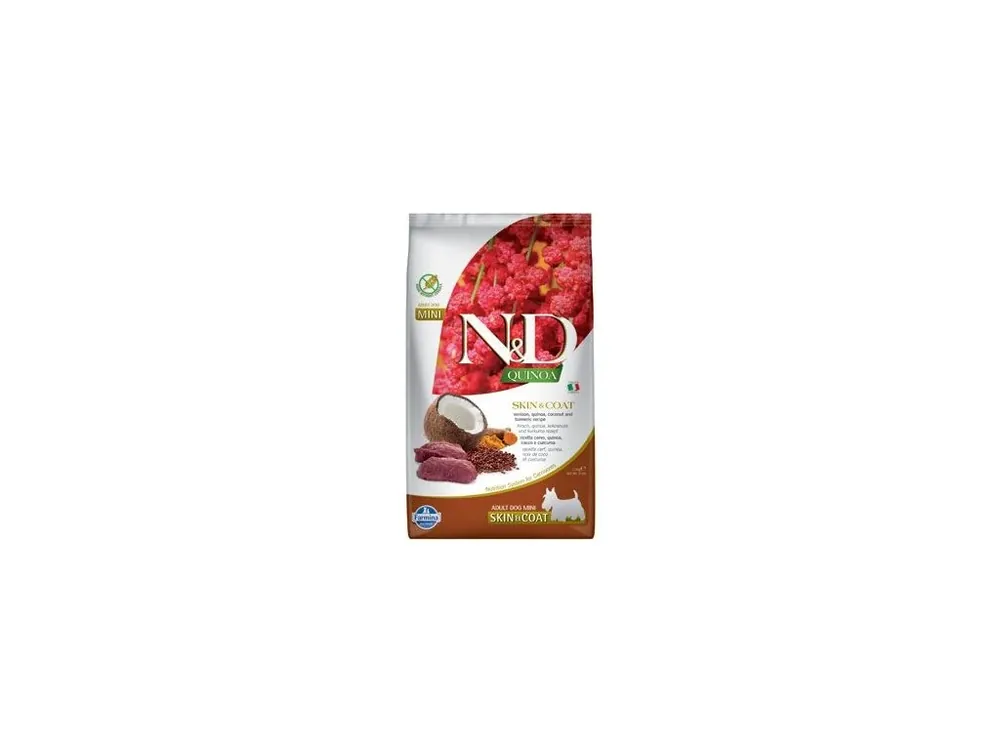 Vysoce Kvalitní N&D Quinoa DOG Skin & Coat Venison & Coconut Mini 2,5g