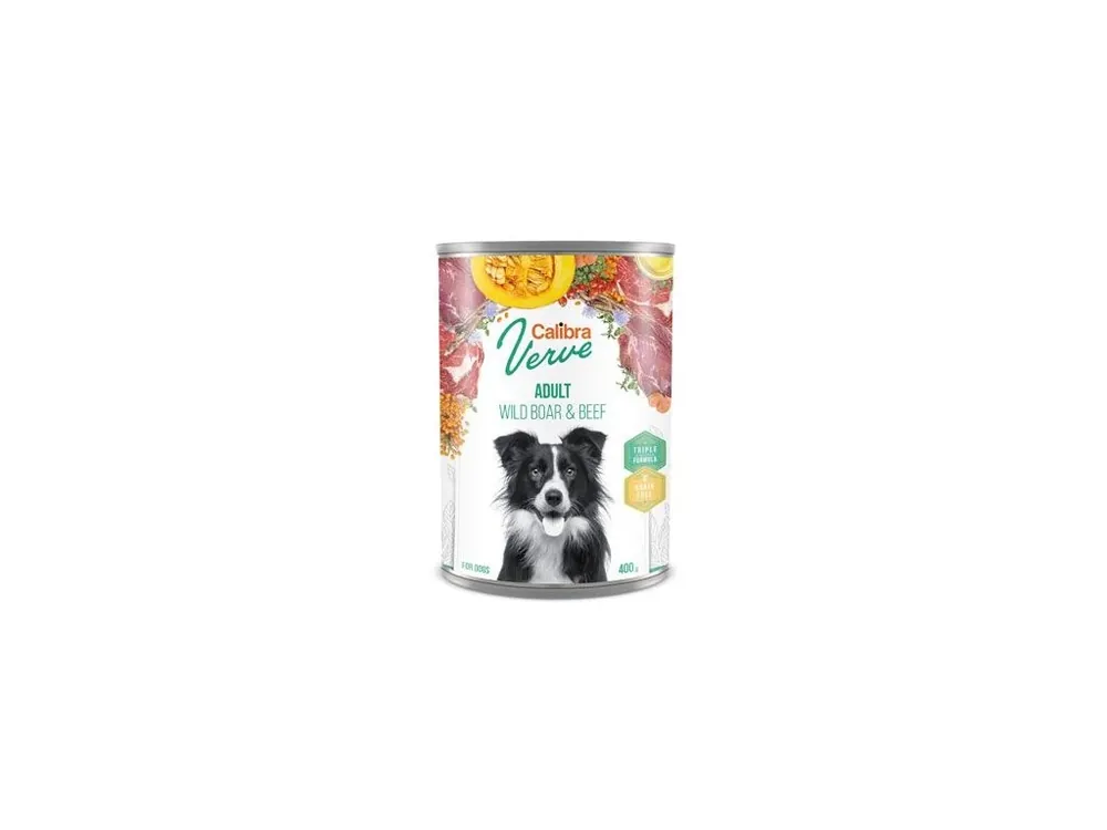 Calibra Dog Verve konz.GF Adult Wild Boar&Beef 400g Cenová Bomba