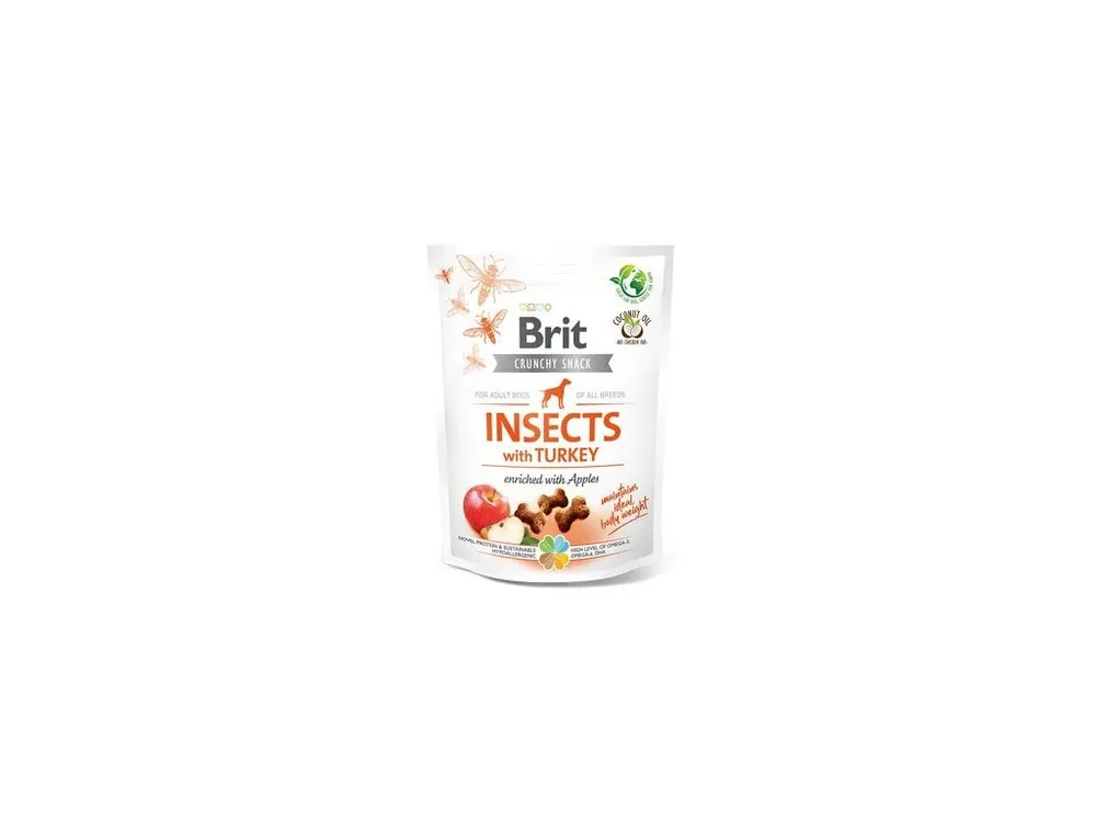 Brit Care Dog Crunchy Crack. Insec. Turkey Apples 200g Cenový Hit