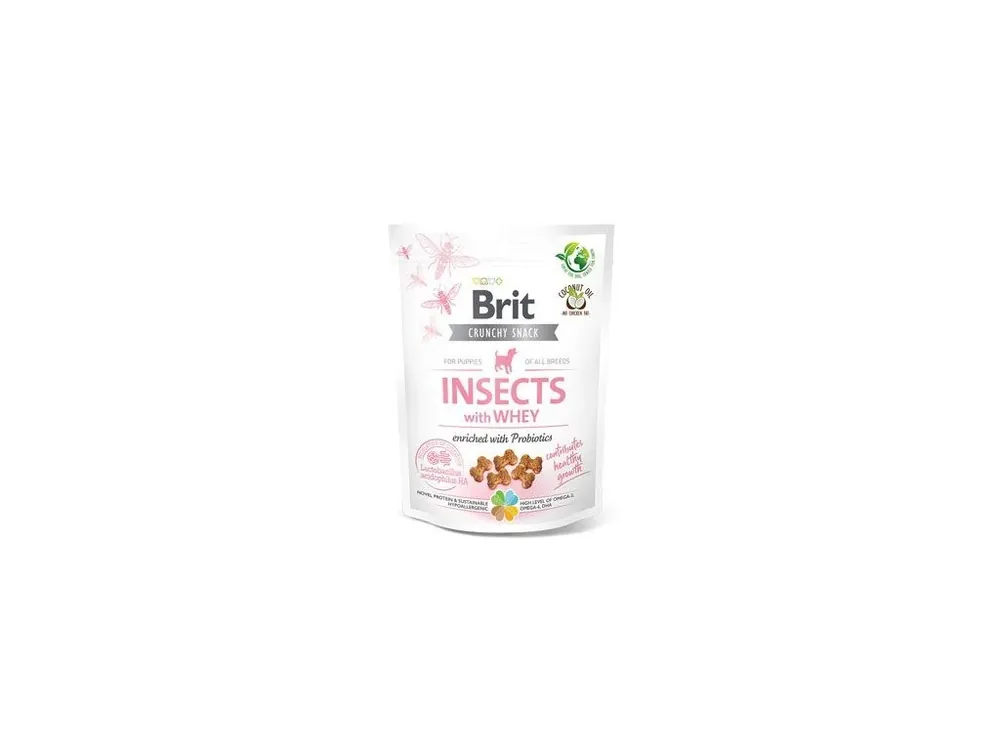 Brit Care Dog Crunchy Crack.Insec.Puppy Whey Prob 200g Koupit Online