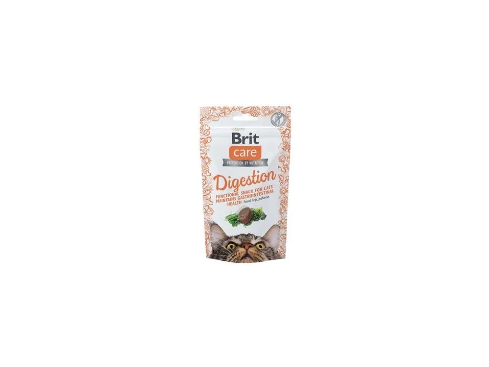 Brit Care Cat Snack Digestion 50g Novinka
