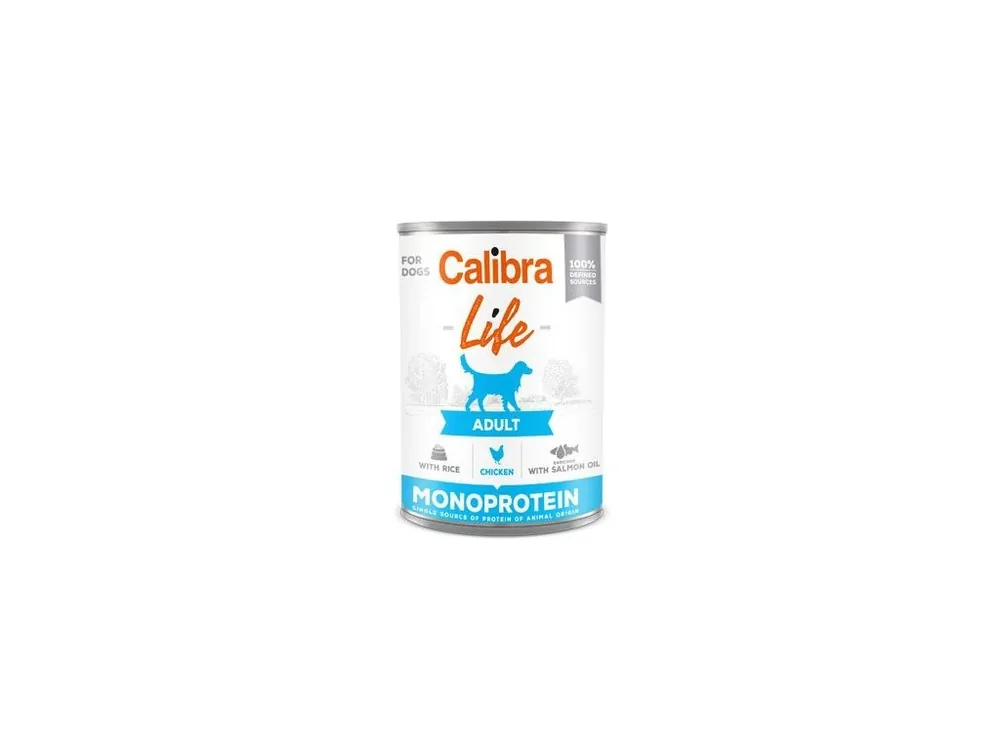 Hit Sezóny Calibra Dog Life konz.Adult Chicken with rice 400g