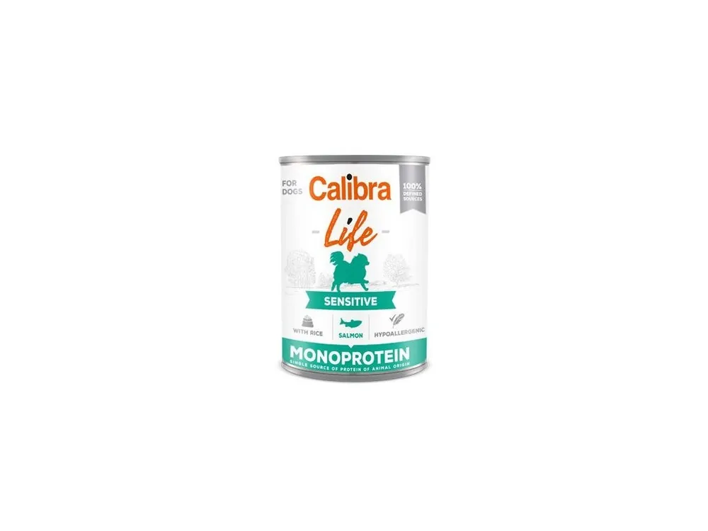 Must-Have Calibra Dog Life konz.Sensitive Salmon with rice 400g