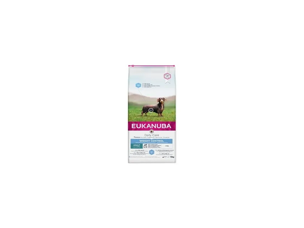 Eukanuba Dog Adult Medium Weight Control 15kg Akce