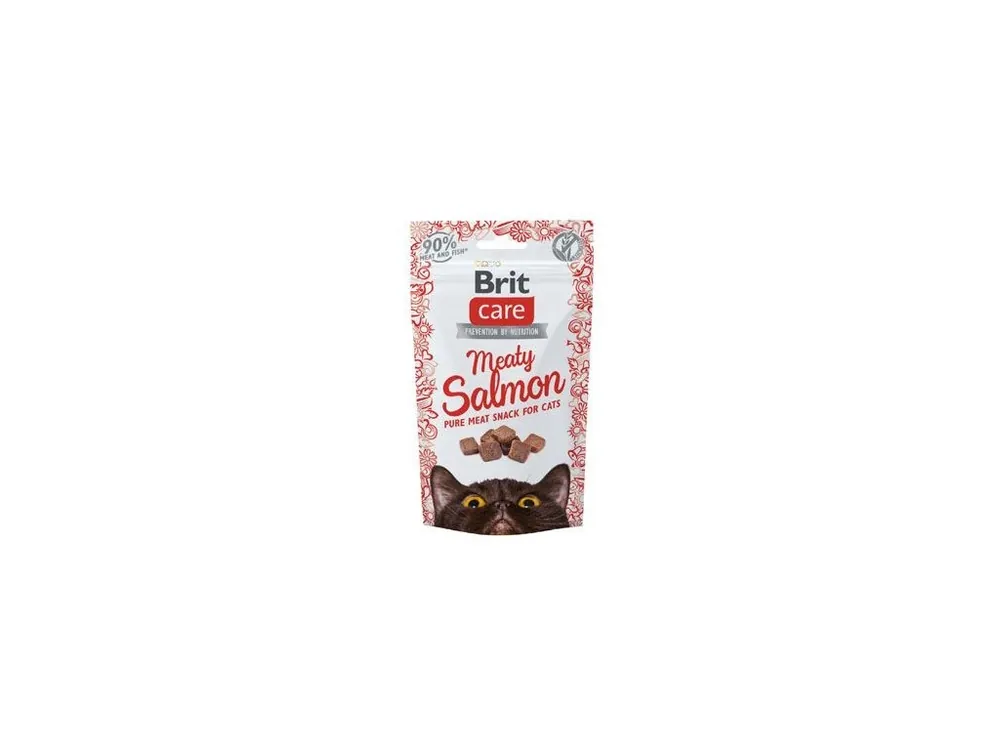 Brit Care Cat Snack Meaty Salmon 50g Značkový