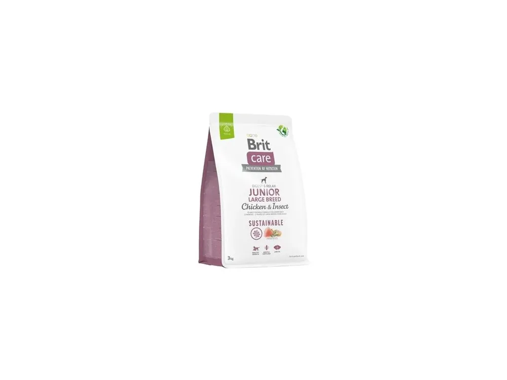 Brit Care Dog Sustainable Junior Large Breed 3kg Nová Kolekce