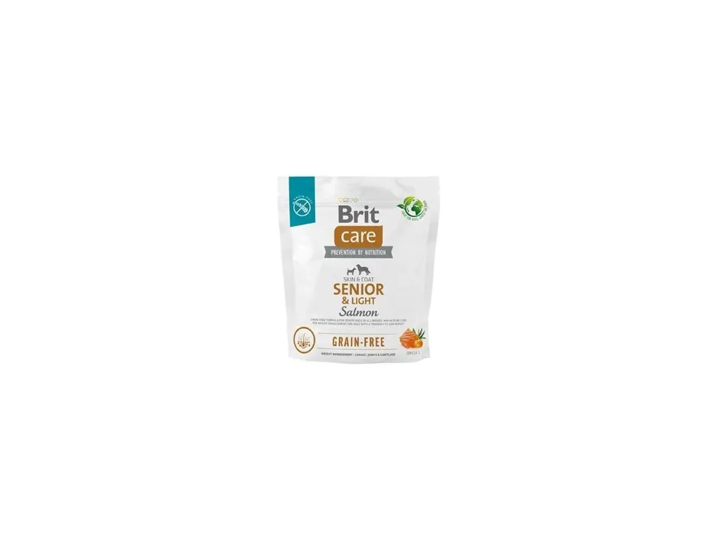 Vrácení Zdarma Brit Care Dog Grain-free Senior&Light 1kg
