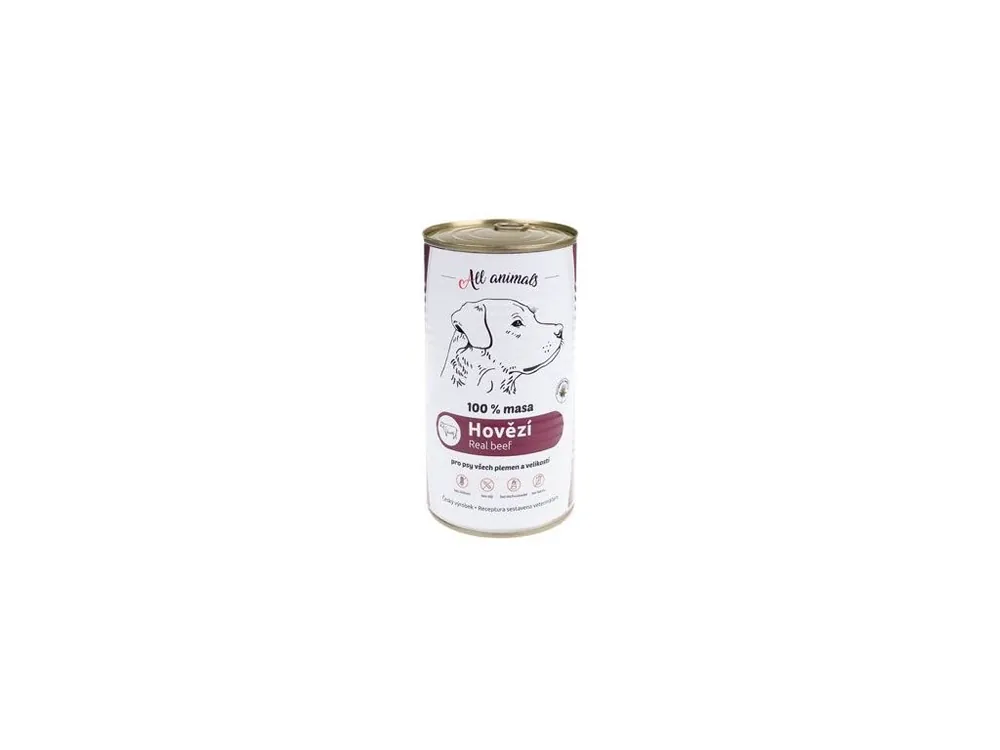 All Animals DOG hovězí mleté 1200g Novinka