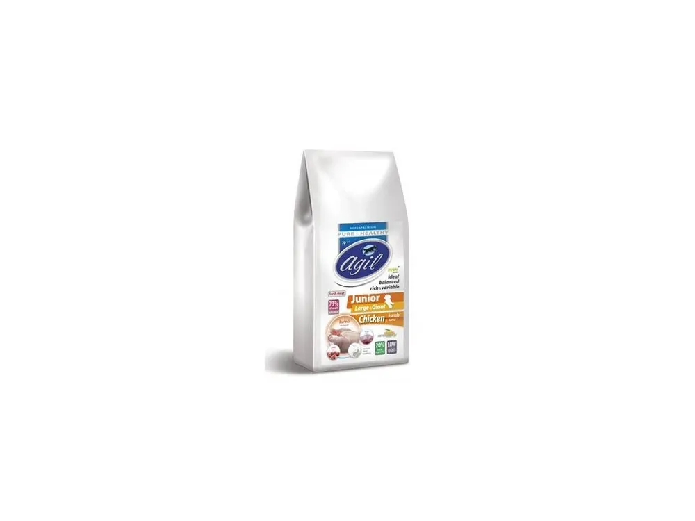 Agil Junior Large&Giant Low Grain Chicken, Lamb 2kg Originální