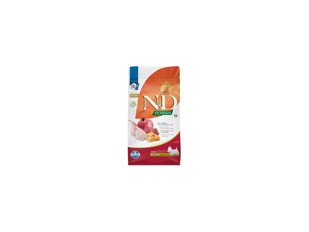 N&D Pumpkin DOG Adult Mini Quail & Pomegranate 2kg Originální