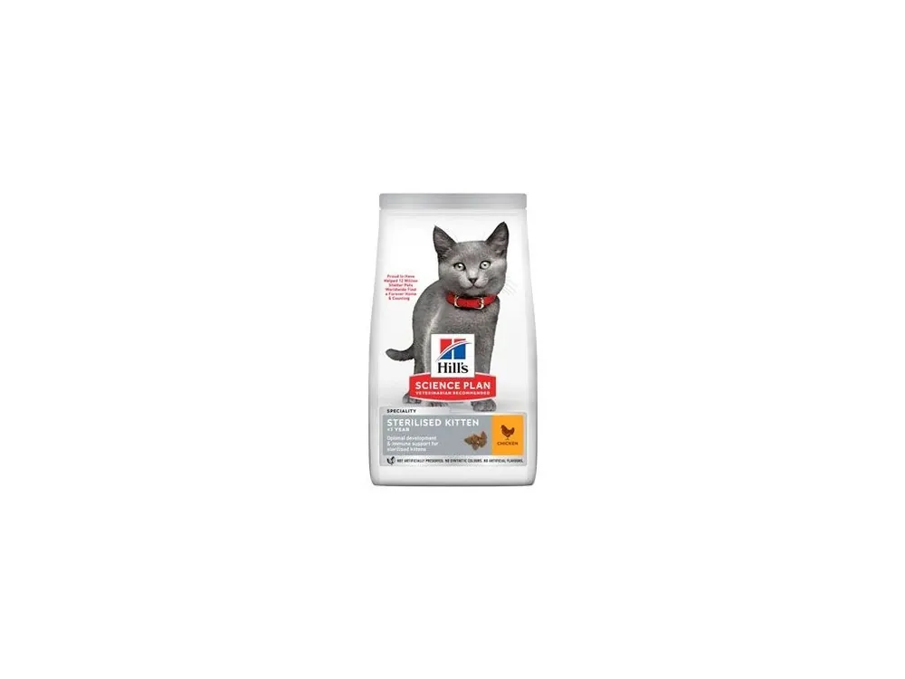 Hill‘s Fel. SP Kitten Sterilised Chicken 1,5kg Finální Výprodej