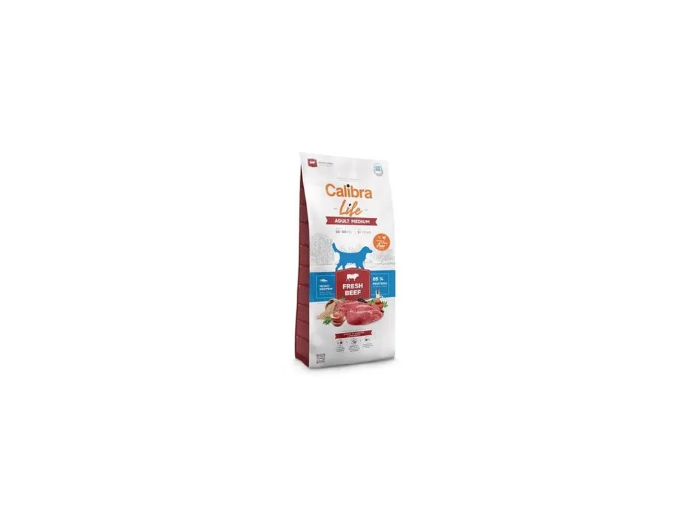 Výhodná Nabídka Calibra Dog Life Adult Medium Fresh Beef 12kg