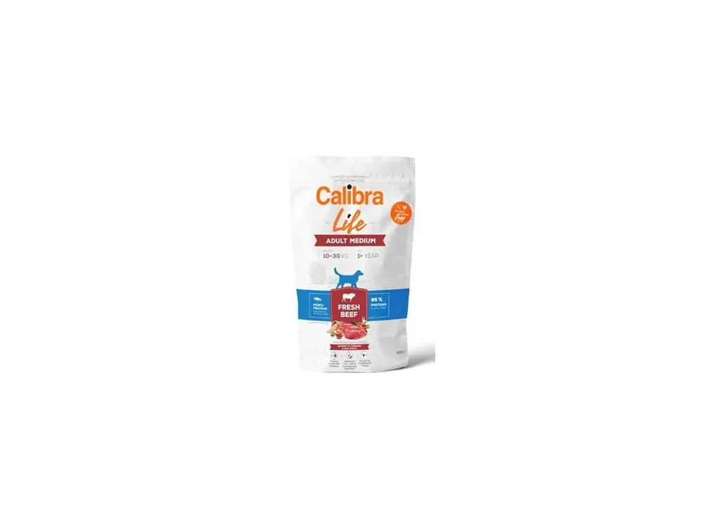 Calibra Dog Life Adult Medium Fresh Beef 100g Víkendová Akce