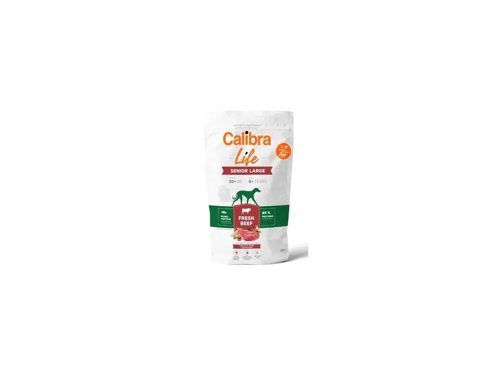 Cenově Výhodný Calibra Dog Life Senior Large Fresh Beef 100g