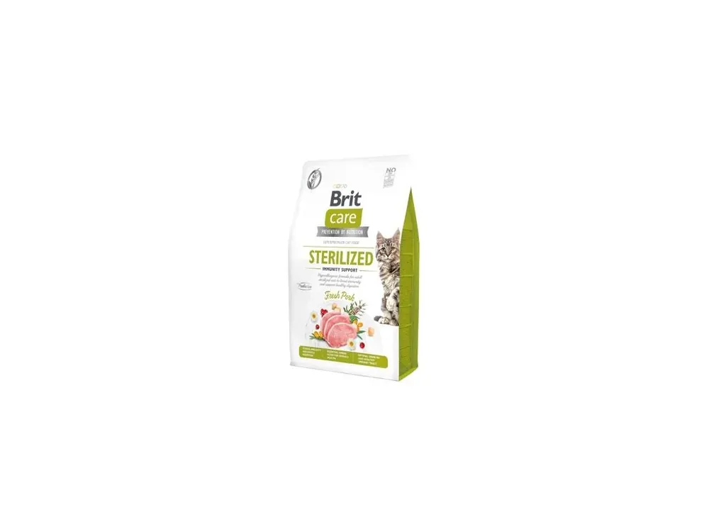 Akční Cena Brit Care Cat GF Sterilized Immunity Support 2kg