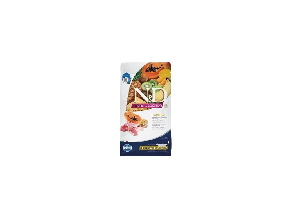 Nakupujte Hned N&D TROPICAL SELECTION CAT Lamb Neutered 1,5kg