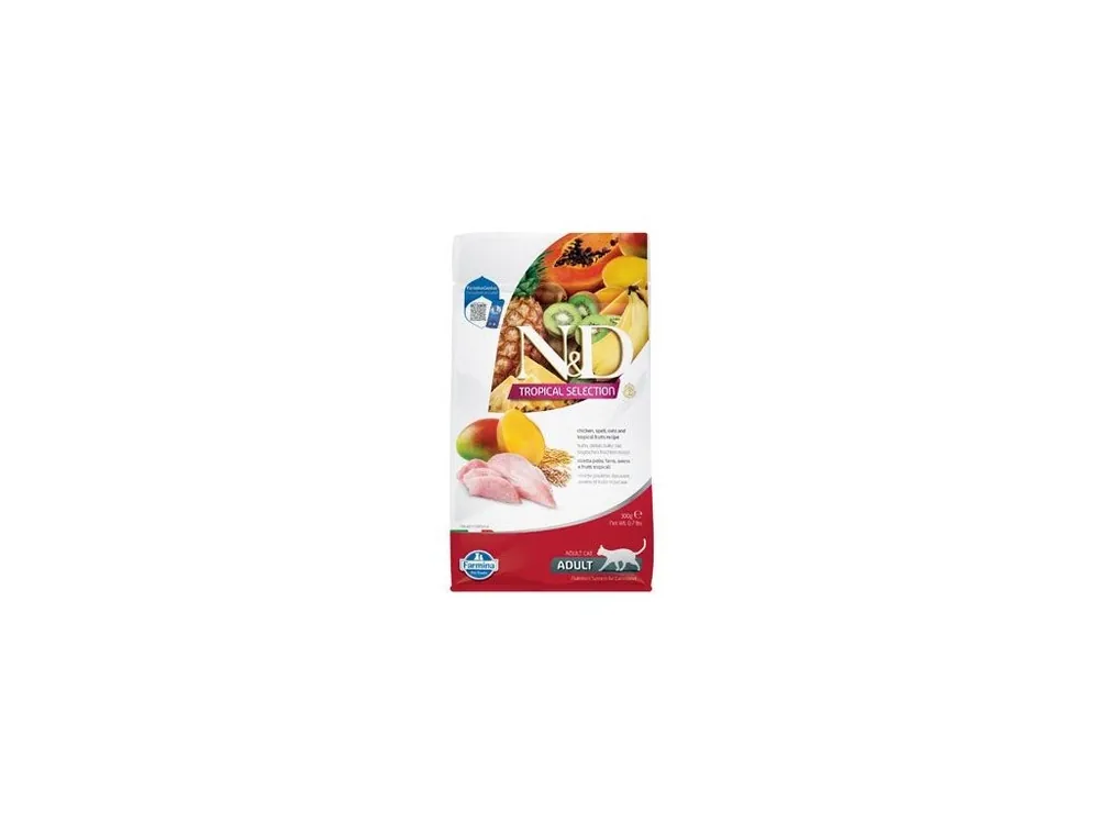Hit Sezóny N&D TROPICAL SELECTION CAT Adult Chicken 300g