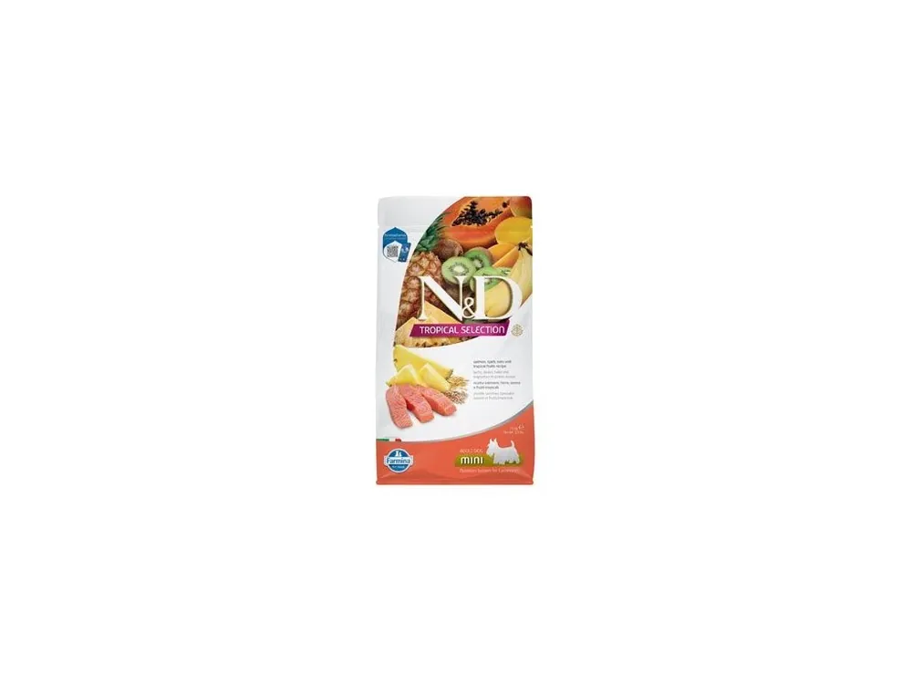 N&D TROPICAL SELECTION DOG Adult Mini Salmon 1,5kg Tovární Cena