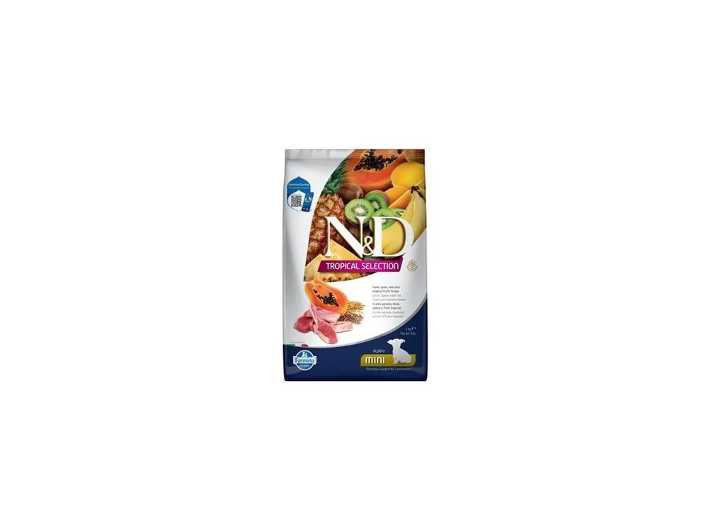 N&D TROPICAL SELECTION DOG Puppy Mini Lamb 5kg Speciální Cena