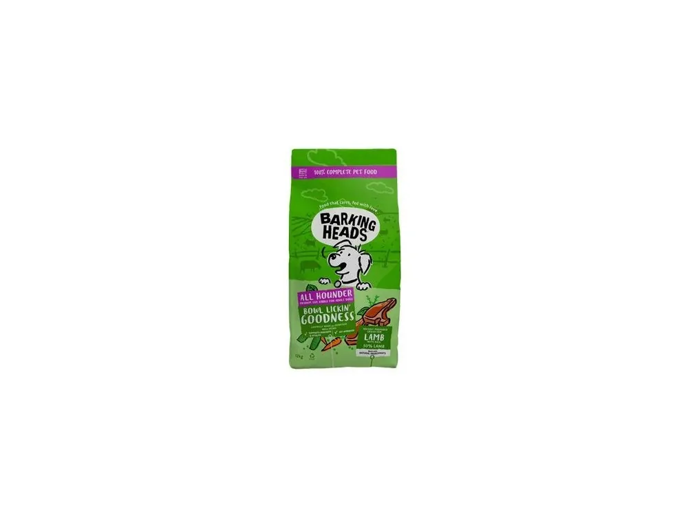 BARKING HEADS All Hounder Bowl Lickin Good Lamb 12kg Horká Nabídka