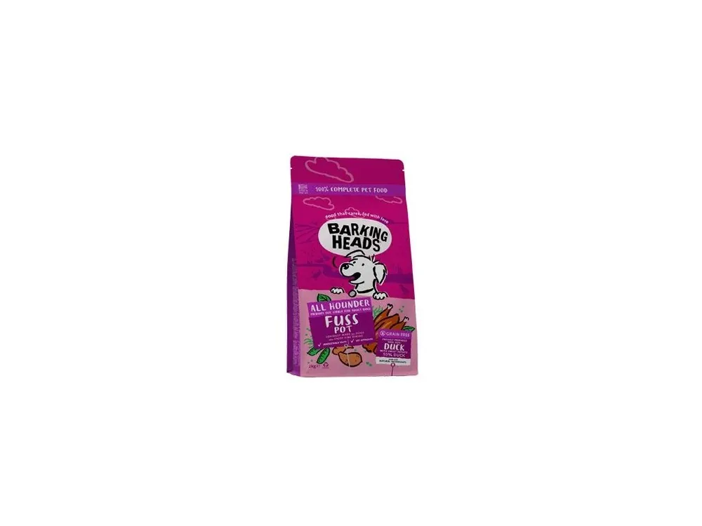 Bezpečná Platba BARKING HEADS All Hounder Fuss Pot Duck 2kg