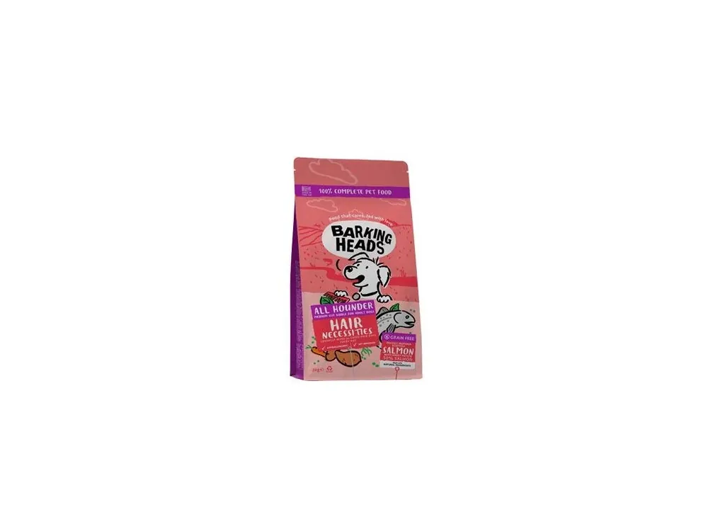 Časově Omezené BARKING HEADS All Hounder Hair Necessities Salmon 2kg