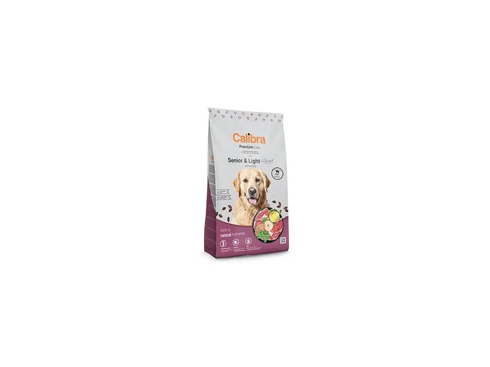 Novinka Calibra Dog Premium Line Senior&Light Beef 12kg