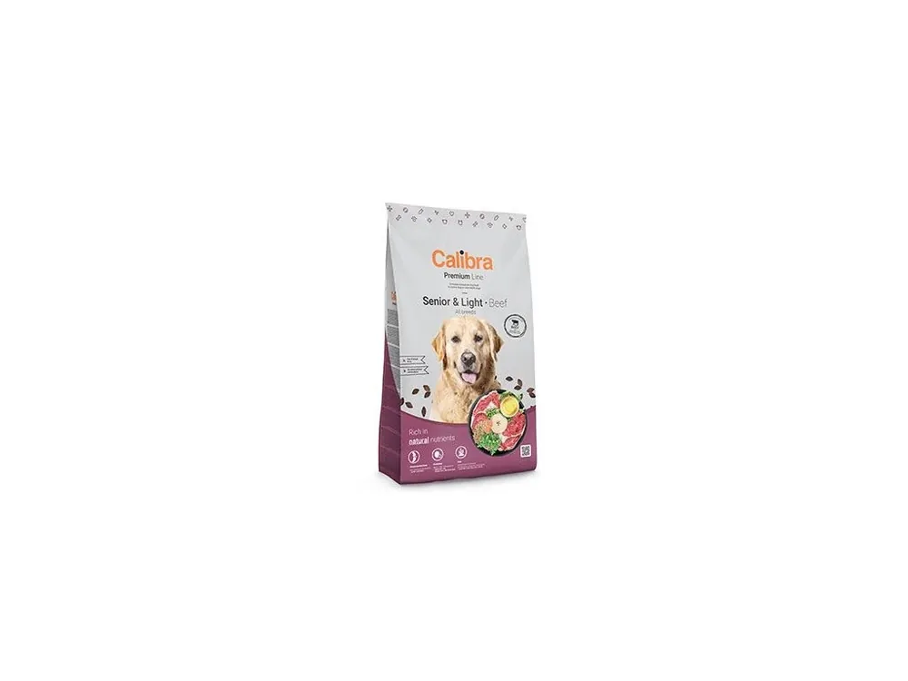 Nová Kolekce Calibra Dog Premium Line Senior&Light Beef 3kg