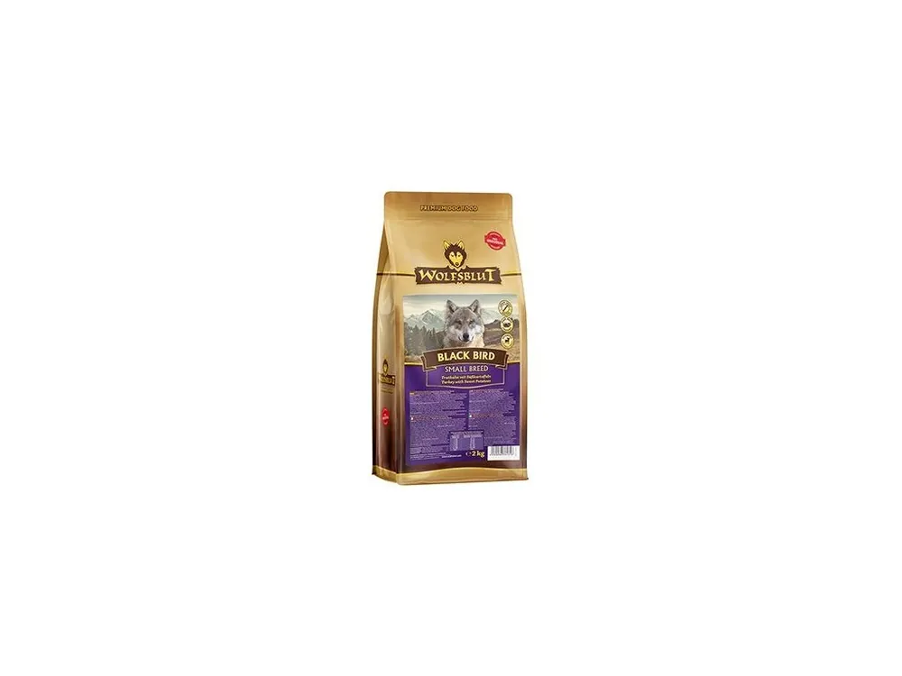 Wolfsblut Dog Adult Small Breed Black Bird 2kg Top Prodej