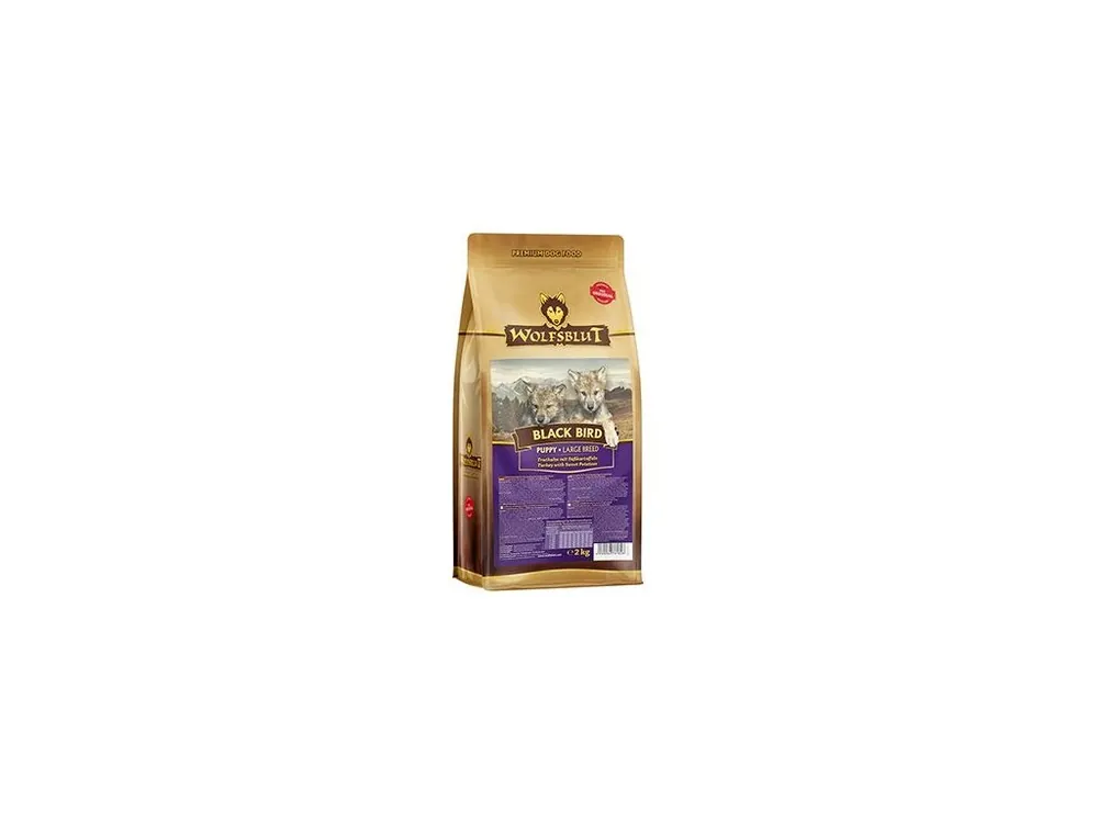 Koupit Online Wolfsblut Dog Puppy Large Breed Black Bird 2kg