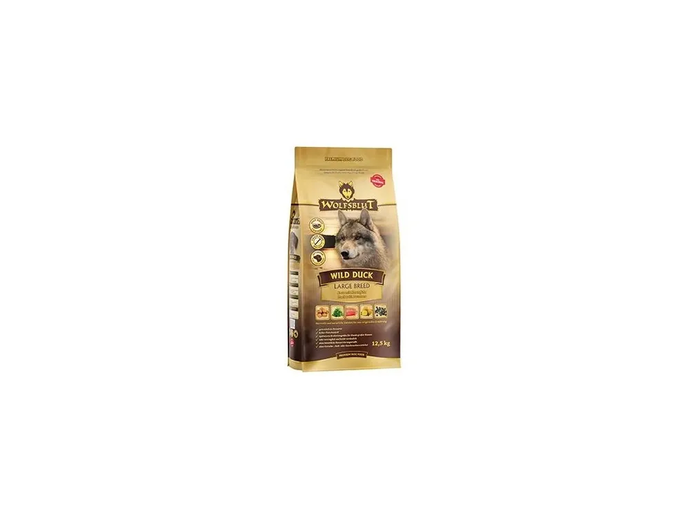 Cenový Hit Wolfsblut Dog Adult Large Breed Wild Duck 12,5kg