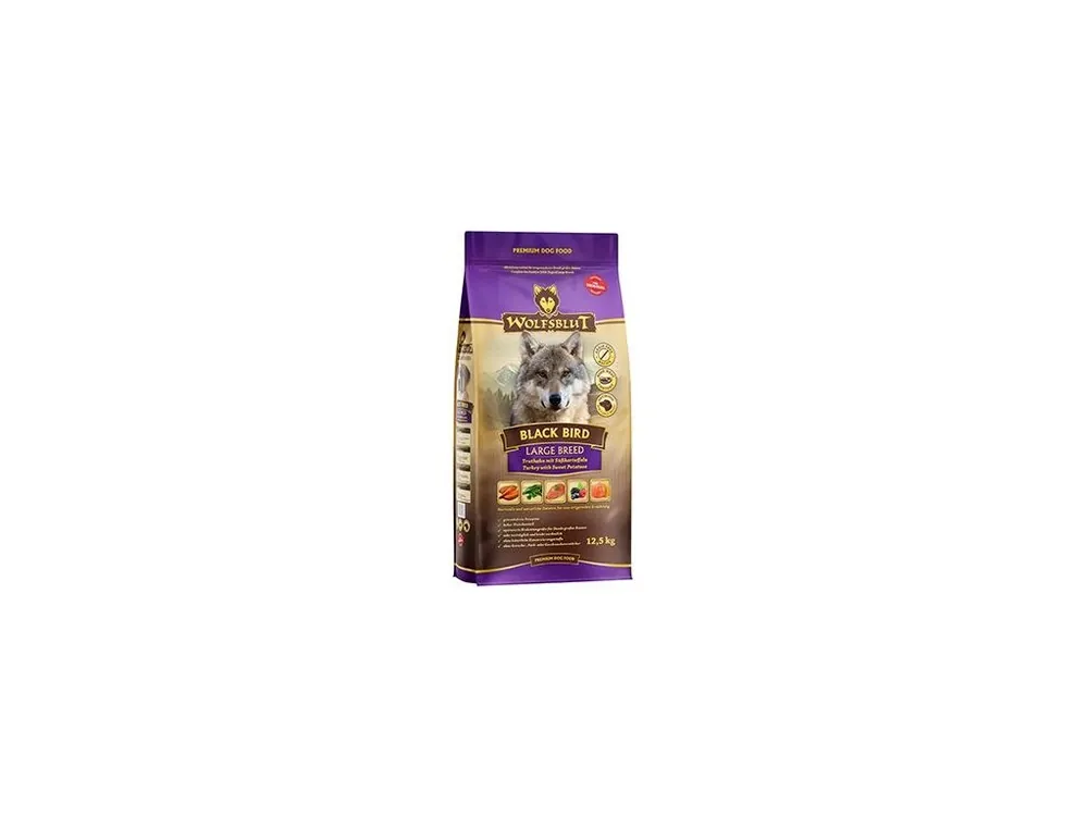 Wolfsblut Dog Adult Large Breed Black Bird 12,5kg Víkendová Akce