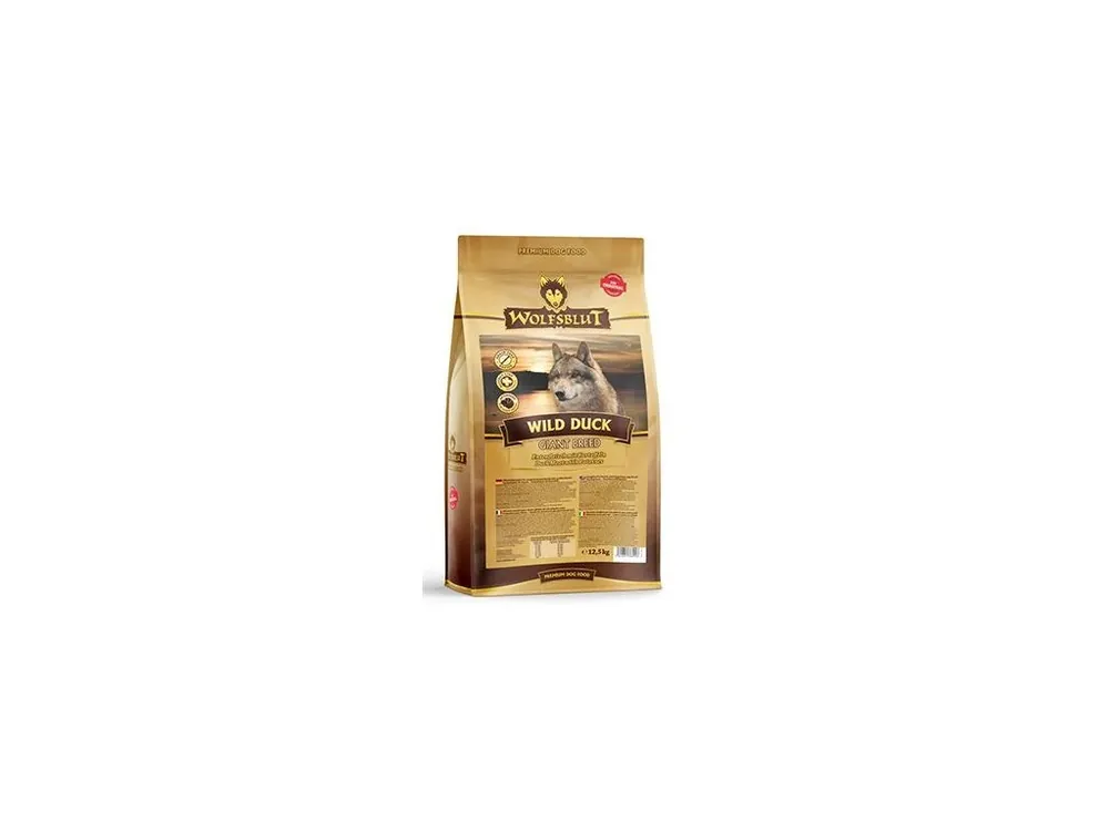 Wolfsblut Dog Adult Giant Breed Wild Duck 12,5kg Vrácení Zdarma